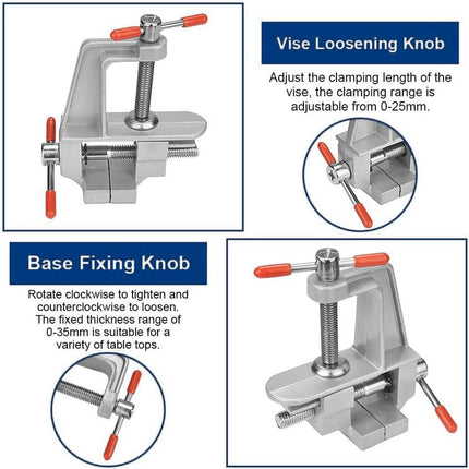 Workbench Vise, Mini Table Clamp – image 9