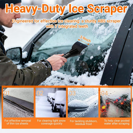 Car Snow Brush with Ice Scraper 3 in 1 – image 4