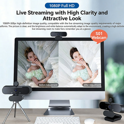 Ultra HD 4K Webcam with Microphone, Web Camera with Privacy Shutter – image 7