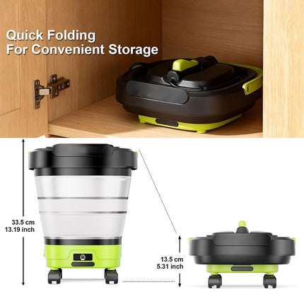 Portable Water Sprayer, Cordless Cleaning Sprayer with Foldable Bucket and Hose – image 8