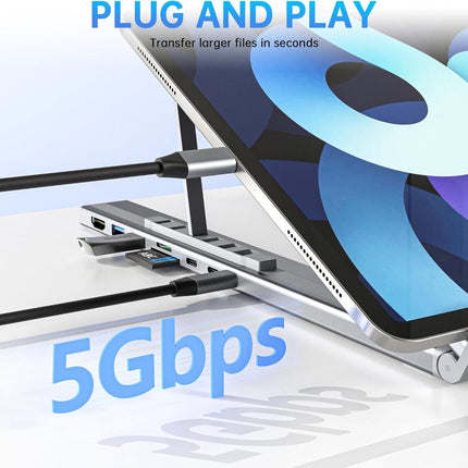 Laptop Docking Station, USB C Docking Station 8 in 1 with 4K HDMI – image 4