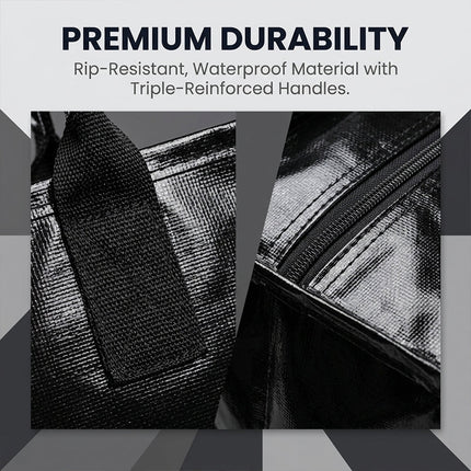 Foldable Rolling Tote Bag with Wheels, Large Tote Bag – image 10