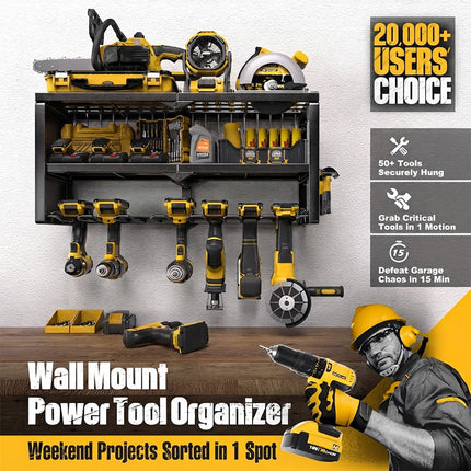Power Tool Organizer Wall Mount, Garage Storage Rack – image 6