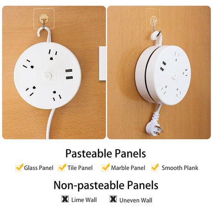 Retractable Power Strip with USB – image 4