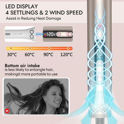 Hair Styler 6 in 1, Ionic Hair Dryer with Blow Dryer Brush and Auto Rotating Curling Iron – image 4