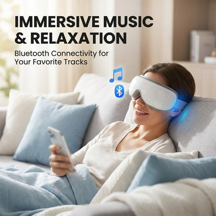 Heated Eye Massager with Bluetooth Music, Portable Eye Massager – image 5