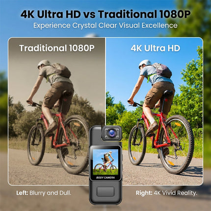 4K Action Camera Clipped to a Backpack – image 5