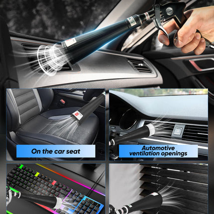 Air Blow Gun with Tornado Nozzle, Tornado Dry Cleaning Gun for Car Detailing Tools – image 4