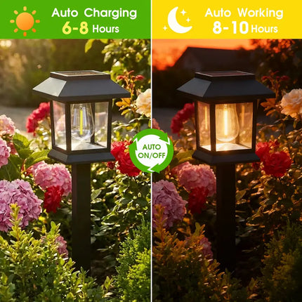 Outdoor Solar Lights for Yard, 2 Pack – image 6