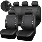 Black / 5 Seats 9 Pieces
