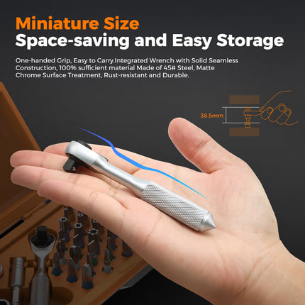 Screwdriver Set Ratchet Wrench 42 in 1, Hand Tools Kit for Home Repair – image 5
