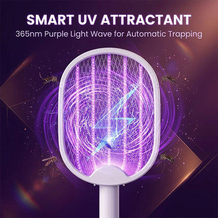 Rechargeable Electric Fly Swatter, Bug Zapper Racket – image 5