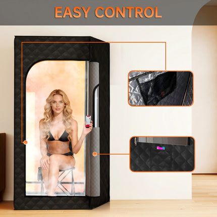 Portable Sauna for Home, Home Sauna Tent with 9 Temperature Levels – image 5