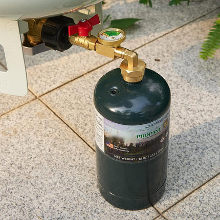 Propane Tank Adapter, Propane Refill Adapter for 1 lb Cylinder with Control Valve – image 4