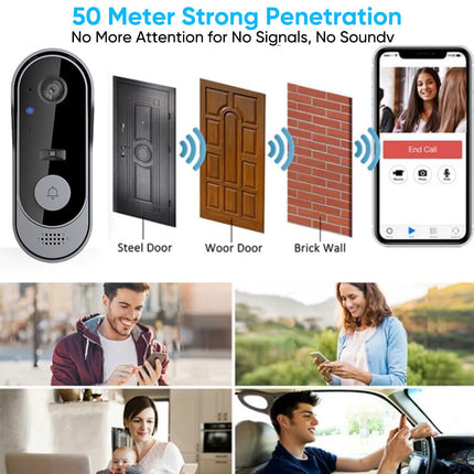 Wireless Doorbell Camera with Chime, WiFi Camera – image 10