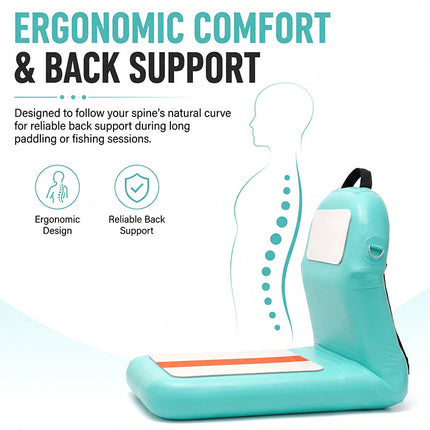 Inflatable Kayak Seat with Backrest – image 8