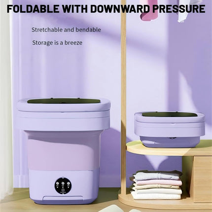 Portable Washing Machine, Foldable Mini Washing Machine for Baby Clothes