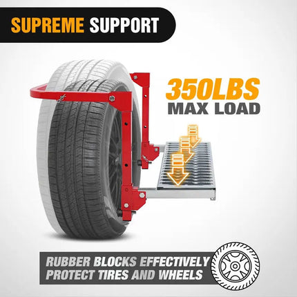 Heavy Duty Truck Tire Steps with Adjustable Height, Truck Accessories for Roof Rack Access – image 6