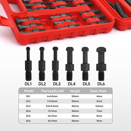 Bearing Puller Set with 6 Collets, Bearing Removal Tool in Carrying Case – image 4
