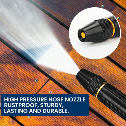High Pressure Hose Nozzle, Garden Hose Spray Nozzle with Adjustable Patterns – image 5