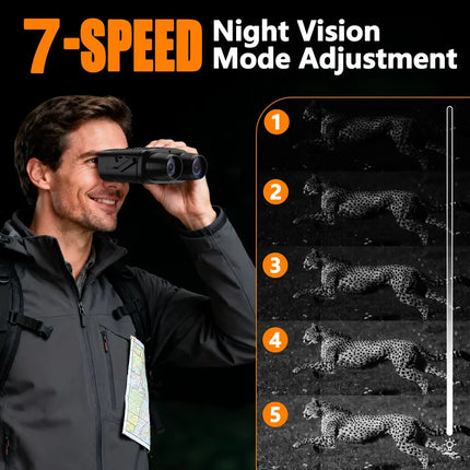 Night Vision Binoculars with 3 Inch Screen and 6x Digital Zoom – image 4