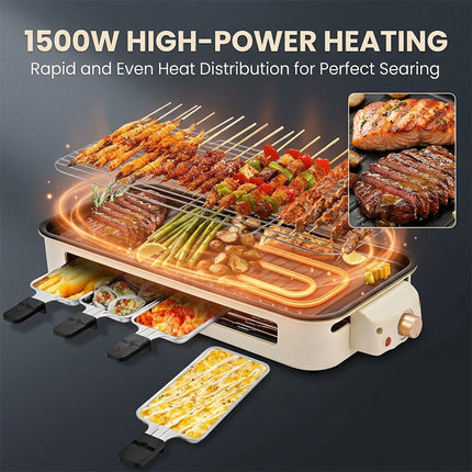 Smokeless Indoor Grill with Temperature Control, Indoor Electric Grill – image 5