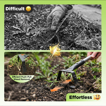 Garden Hoes, Hula Hoe Garden Weeding Tool for Raised Beds – image 5