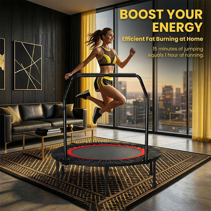 Rebounder Trampoline, Indoor Trampoline for Low Impact Cardio – image 6
