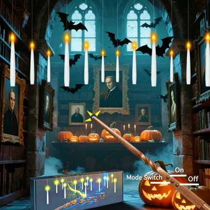 Flameless Taper Candles, Battery Operated Candles for Halloween Decorations – image 5