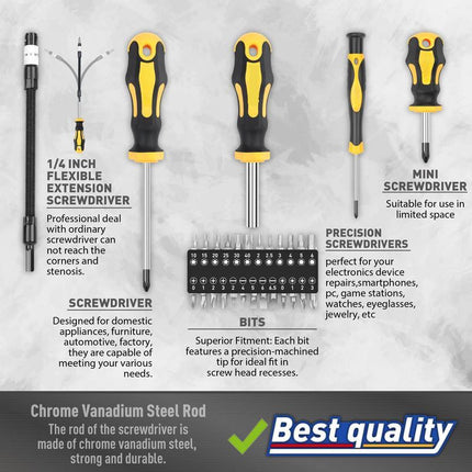 Magnetic Screwdriver Set with Case – image 4