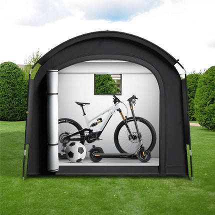Portable Shed, Waterproof Bike Shed for Motorcycle and Lawn Mower – image 14