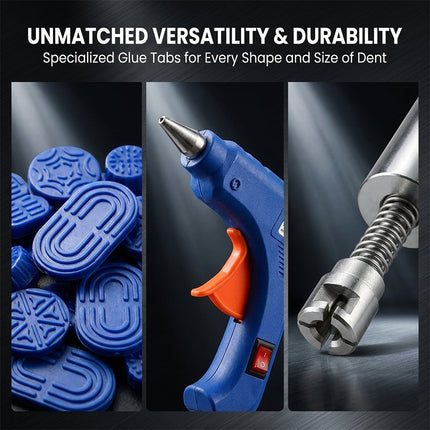 Paintless Dent Repair Kit, 83 Piece Car Dent Puller with Slide Hammer and Glue Gun