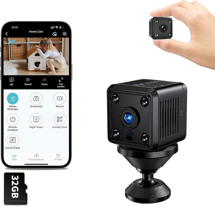 Indoor Security Camera 1080P, Mini Camera with Micro SD Card – image 12