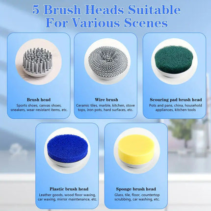 Electric Bathroom Scrubber, Scrub Brush for Tub and Tile – image 11