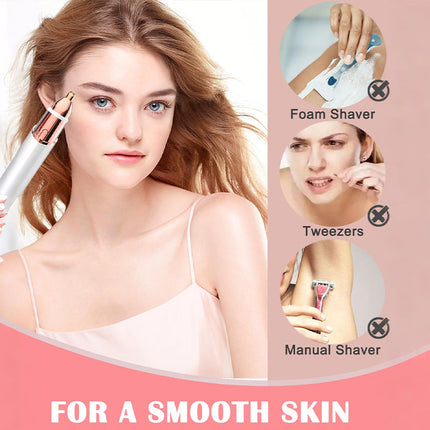 Facial Hair Remover Trimmer, Electric Face Shaver for Upper Lip – image 9