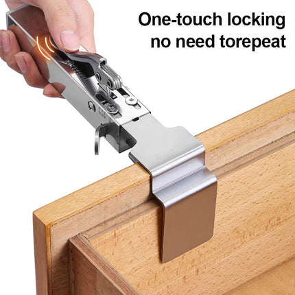 Drawer Front Clamp, Stainless Steel Drawer Clip with Adjustable Width – image 4
