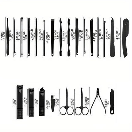 Nail Clippers Set, Stainless Steel Nail Clipper for Thick Nails