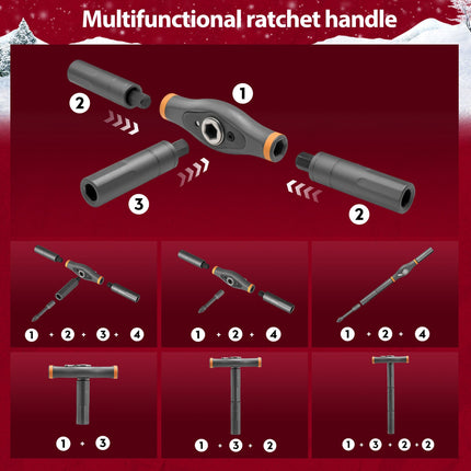 Magnetic Screwdriver Set 24 in 1, Aluminum Alloy Screwdriver Bit Set