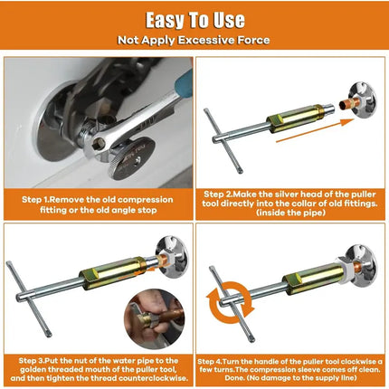 Ferrule Puller Pipe Tool for 1/2 Inch Pipe – image 7