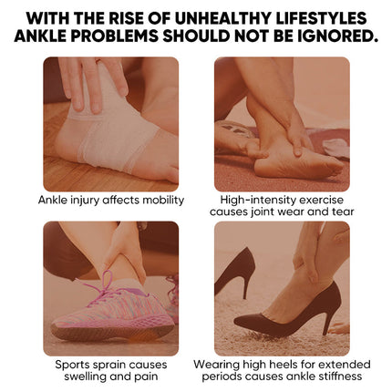 Heated Ankle Wrap for Pain Relief, Cordless Portable Heating Pad with Vibration Massage – image 6