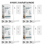 Single 5 foot / 4 Pcs
