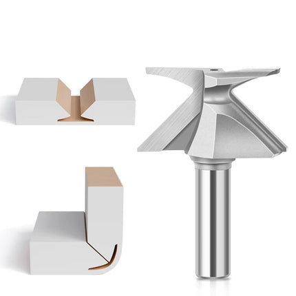 Router Bits for Woodworking, Arc Shaped Milling Cutter for Cabinet Doors, Woodworking Cutter with 1/2 or 1/4 Inch Shank