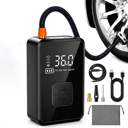 Portable Air Compressor for Car Tires, Portable Tire Inflator Cordless – image 11