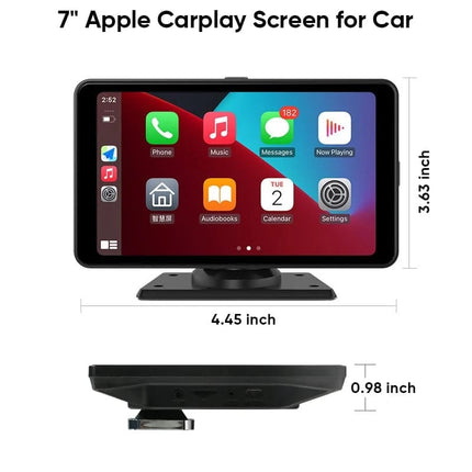 Dash Cam with Wireless CarPlay and Android Auto, 4K Dashcam Front and Rear Car Camera – image 10