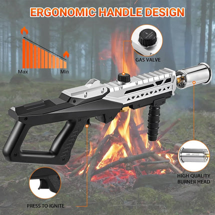Propane Torch Gun, Propane Burner with Flame Adjustment Knob – image 5