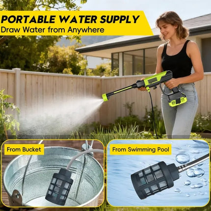 Cordless Pressure Washer, Portable Power Washer Gun with Battery – image 6