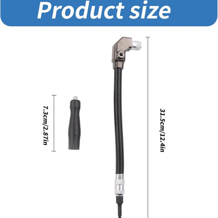 Right Angle Drill Attachment for Tight Spaces