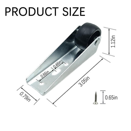 Rigid Furniture Casters and Wheels with Galvanized Steel Bracket