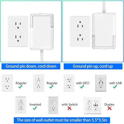 Flat Plug Power Strip – image 13
