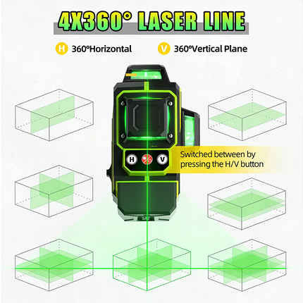 Self Leveling Laser Level, Tile Tools with Remote and Case – image 5